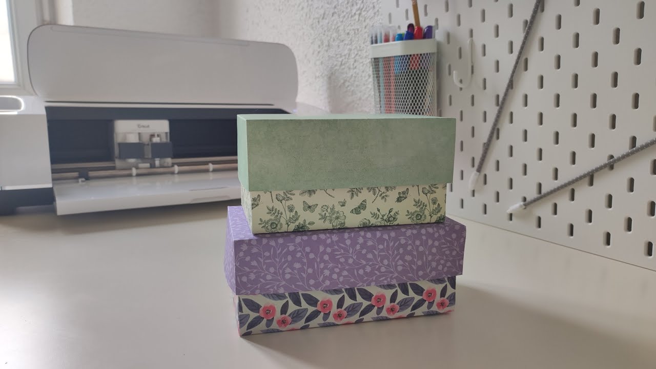 Cricut Design Space & Templatemaker - Tuto #3 : Créer une boite à couvercle (facile et rapide)