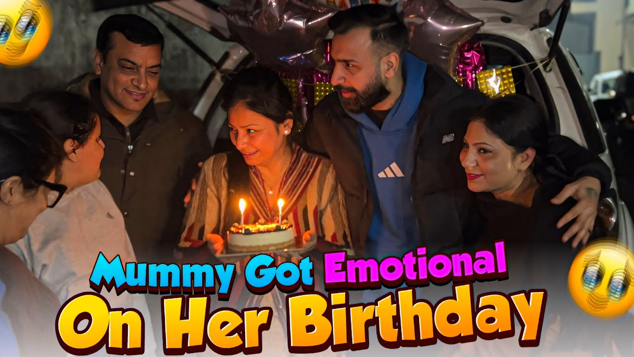 Mummy ka birthday surprise❤️ | Sab Huye Emotional🥹😭| @sameeroberoi @GarvRashi 