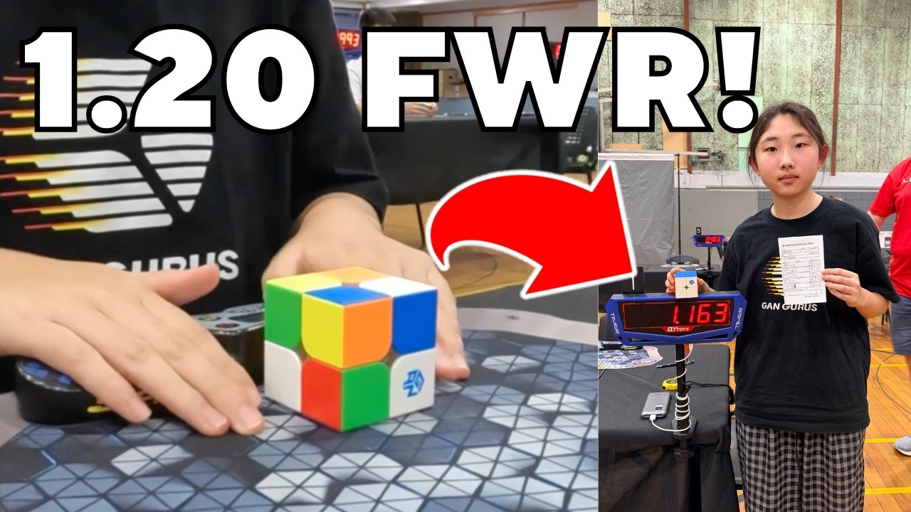 1.20 Female World Record 2x2 Average! (mid)