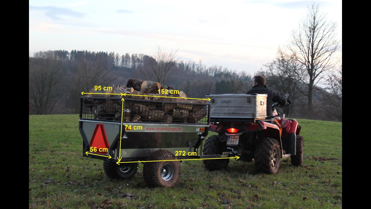 ATV / Quad Anhänger für Gärtner und Waldarbeiter Teil 1