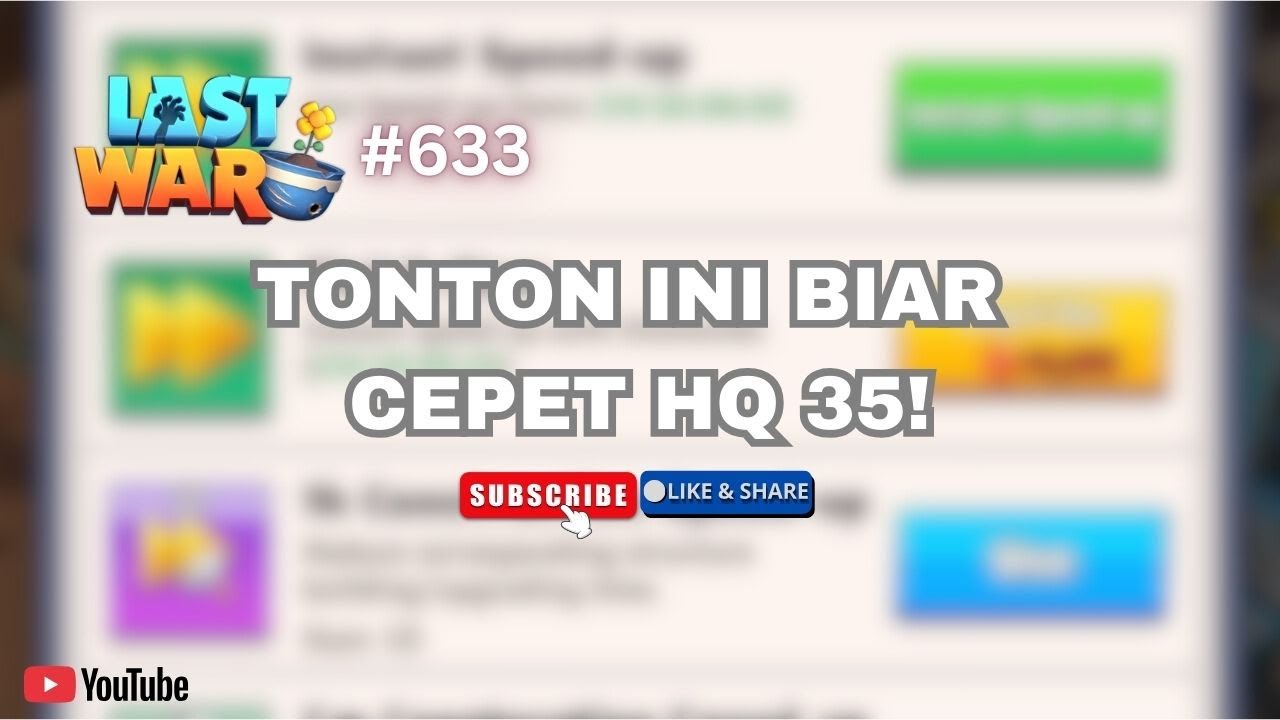 Cara Upgrade Bangunan dan Teknologi biar Cepet! | Last War Indonesia