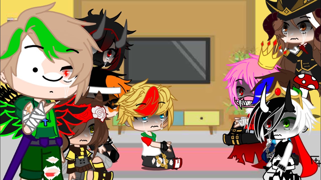Mcyt react to Dream angst+AU’s//gacha club//my videos//this took my soul lol