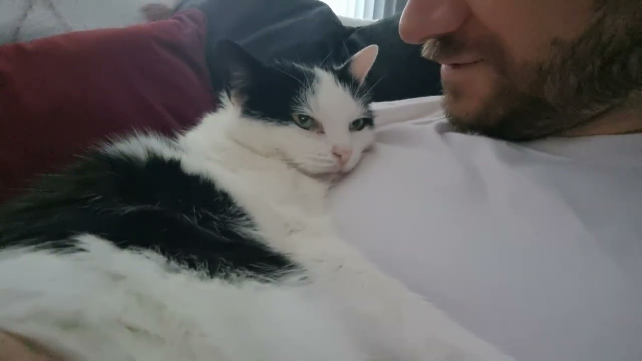 Snuggle Time with Papa