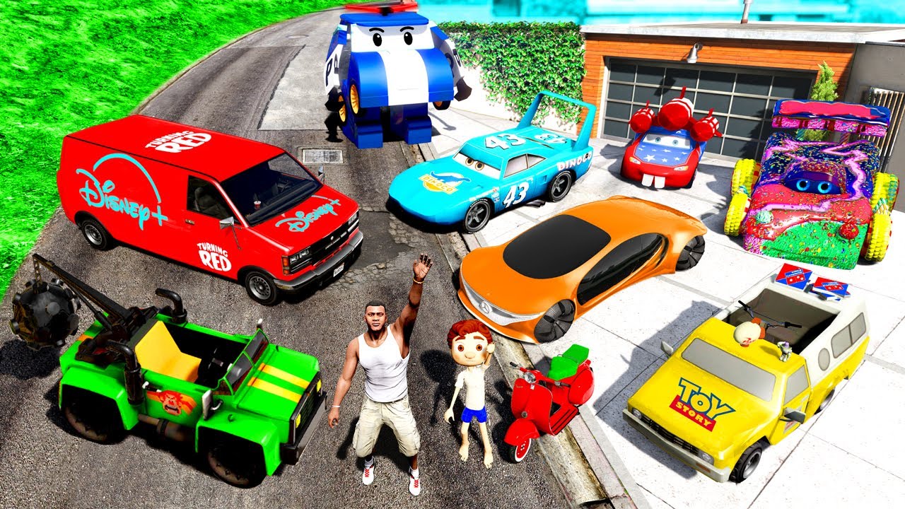 Коллекционируем ТАЧКИ DISNEY в GTA 5!