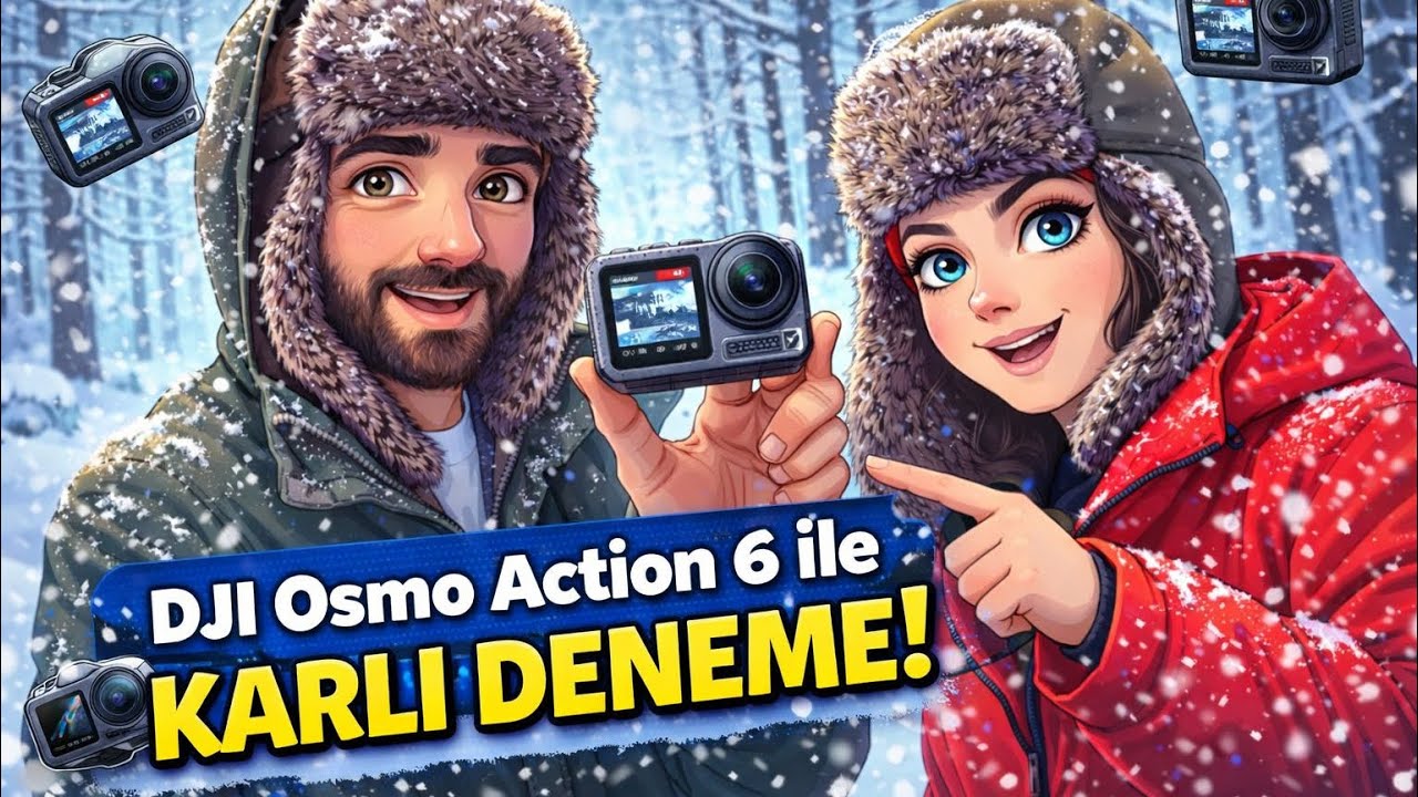 OSMO ACTION6 AÇILIŞI📷 BOLU’DA KARLI DENEME ❗️ VLOG⛰️❤️❗️