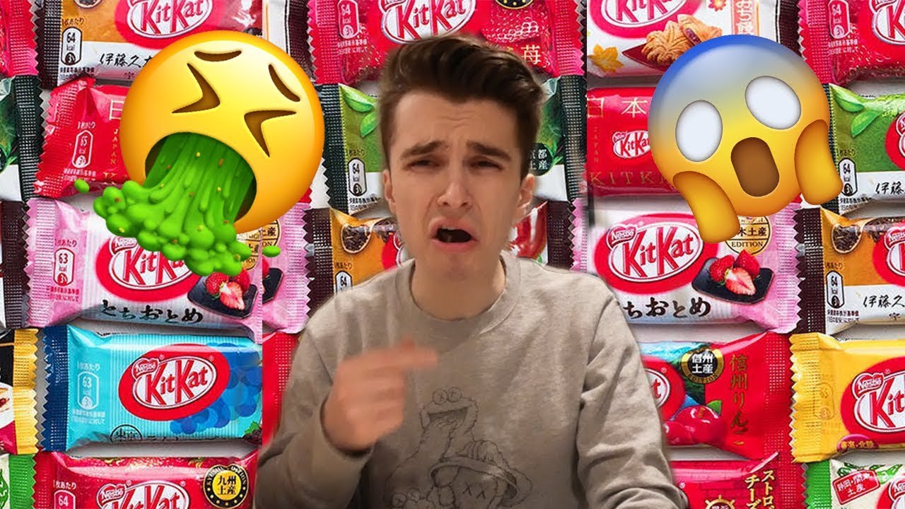 JAPANESE Kit-Kat TASTE TEST!!!