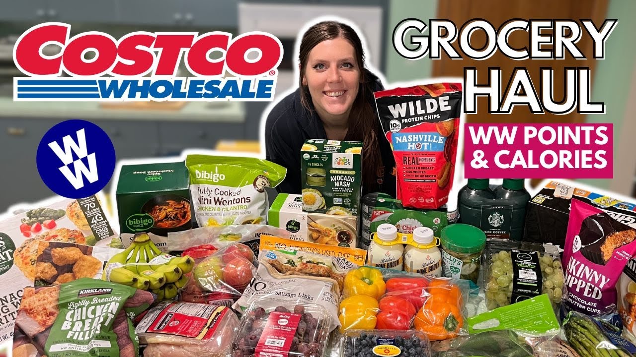 Healthy COSTCO Grocery Haul | WW (WeightWatchers) Points & Calories/Macros | Weight Loss Journey
