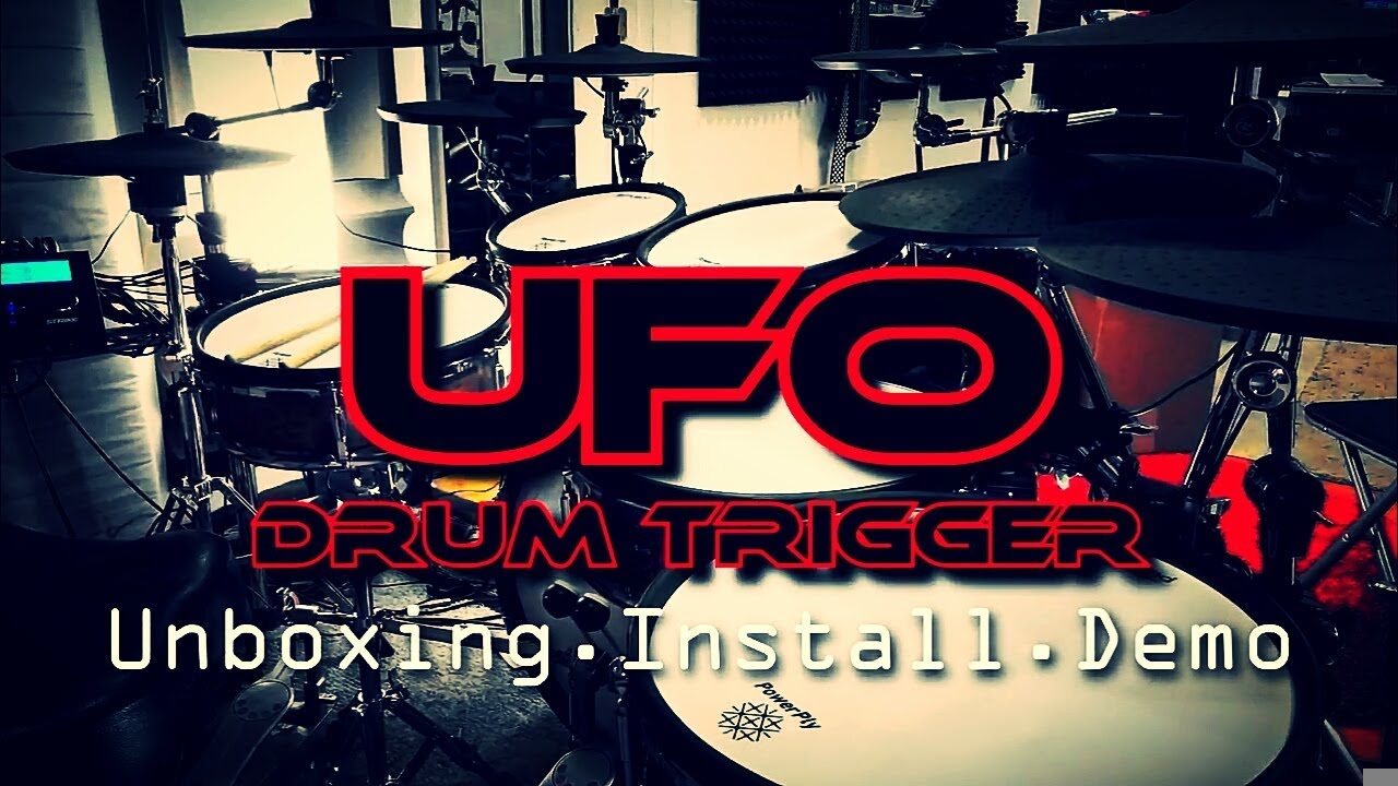 UFO Drums - Drum Trigger Unboxing | Install | Demo