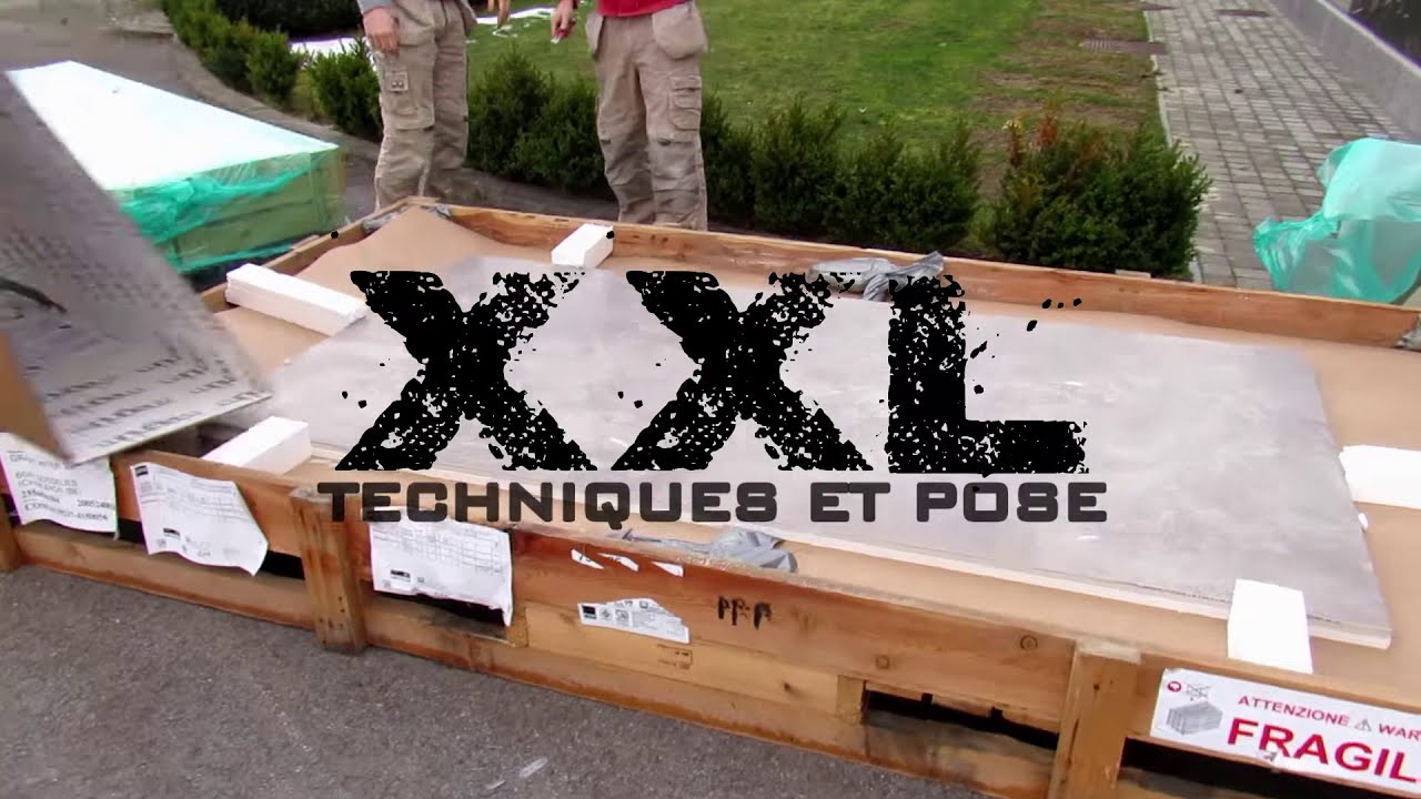 Bertrand : Pose des plaques de céramique XXL