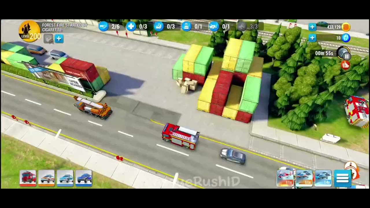 FOREST FIRE STARTED BY CIGARETTE❗️EMERGENCYHQ GAMEPLAY