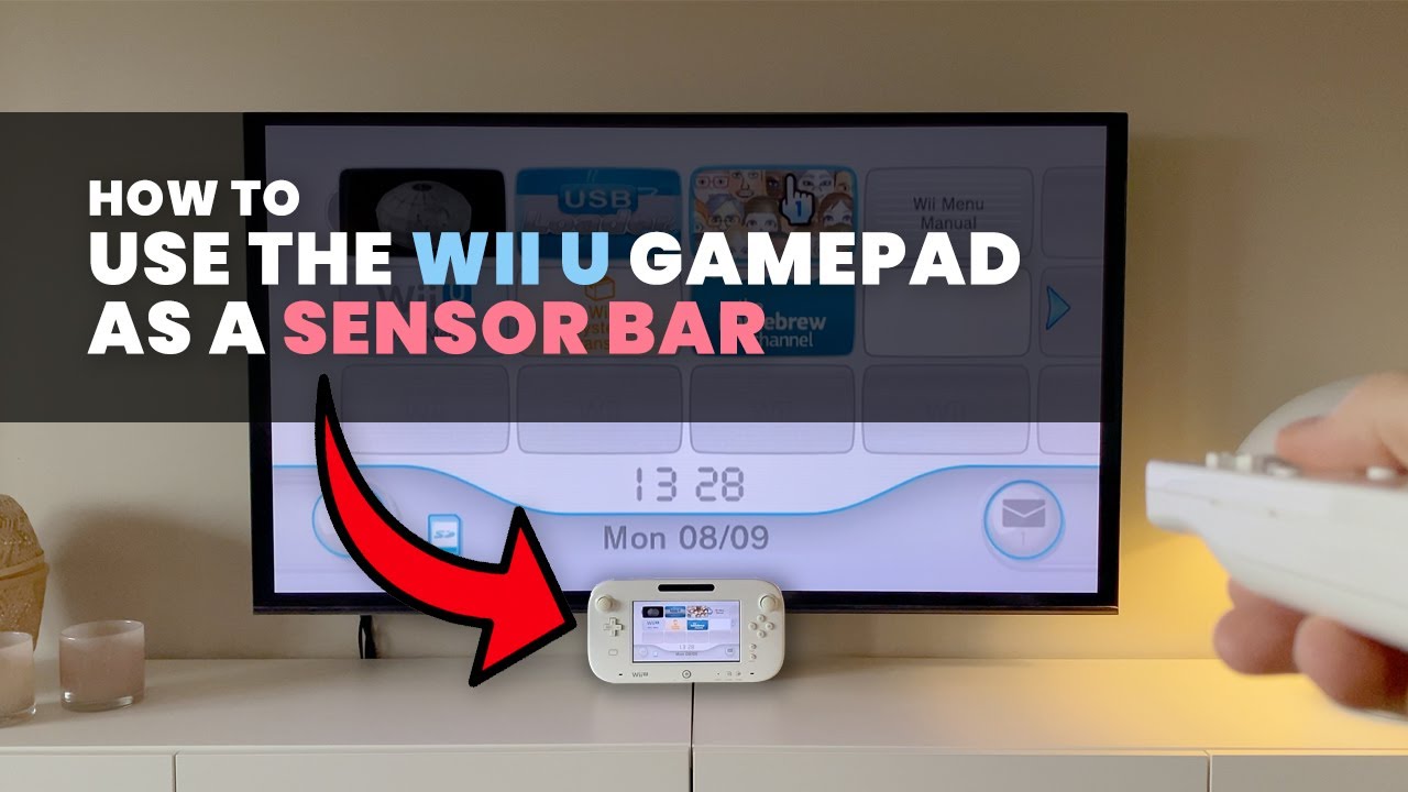 How to Use the WiiU GamePad as a Sensor Bar (to Play Wii Games)