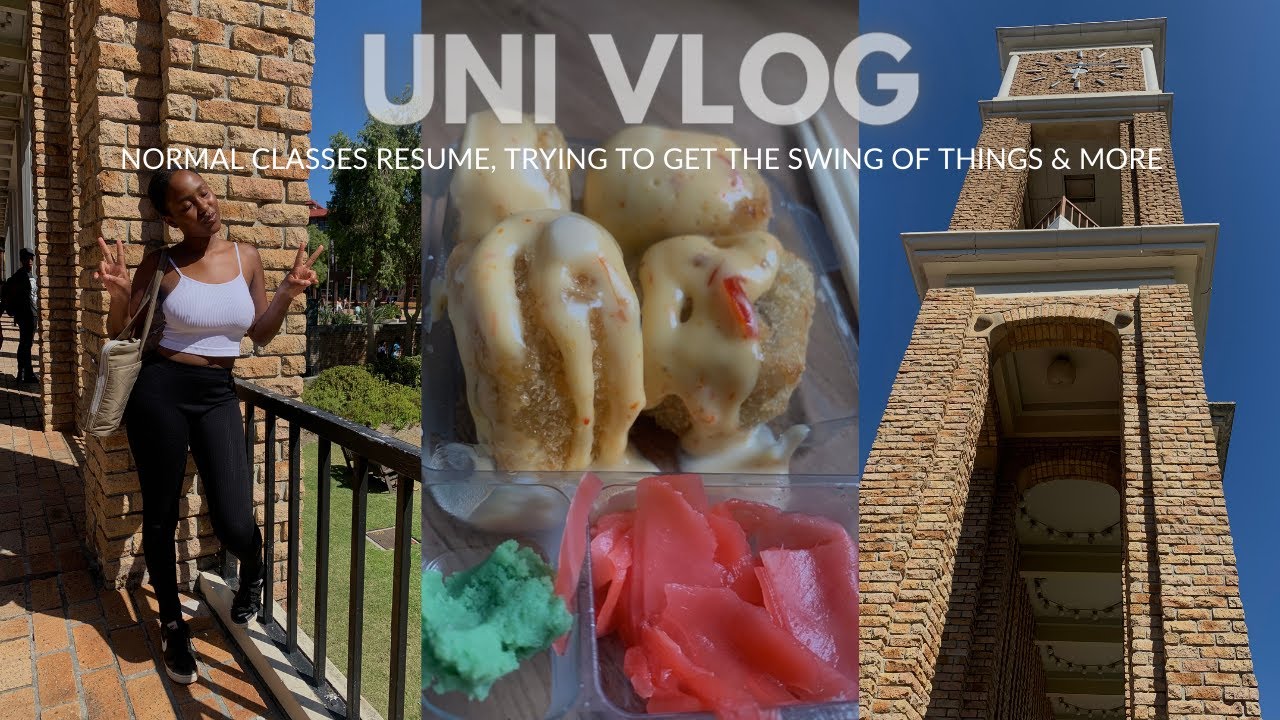 #univlog : back to school, UWC student contact classes, sorting my life out & more || South African