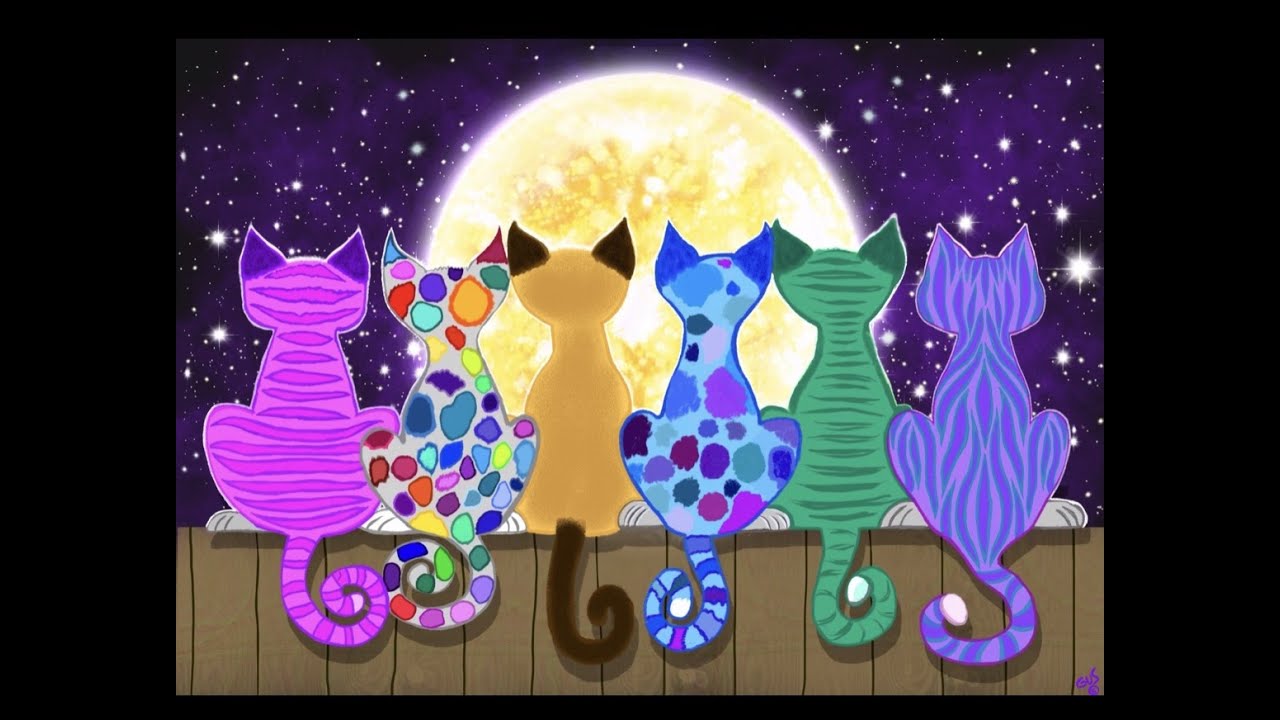 Episode 16 - Unboxing Crystal Canvas Art Designs Moon Shadow Meow