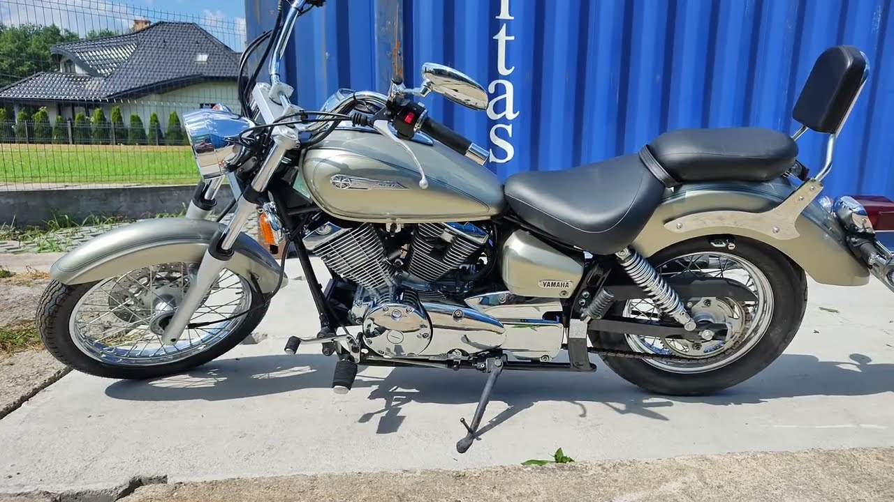 Yamaha Drag Star 125 XVS125 2005r oliwkowy Best-Moto Tłuszcz