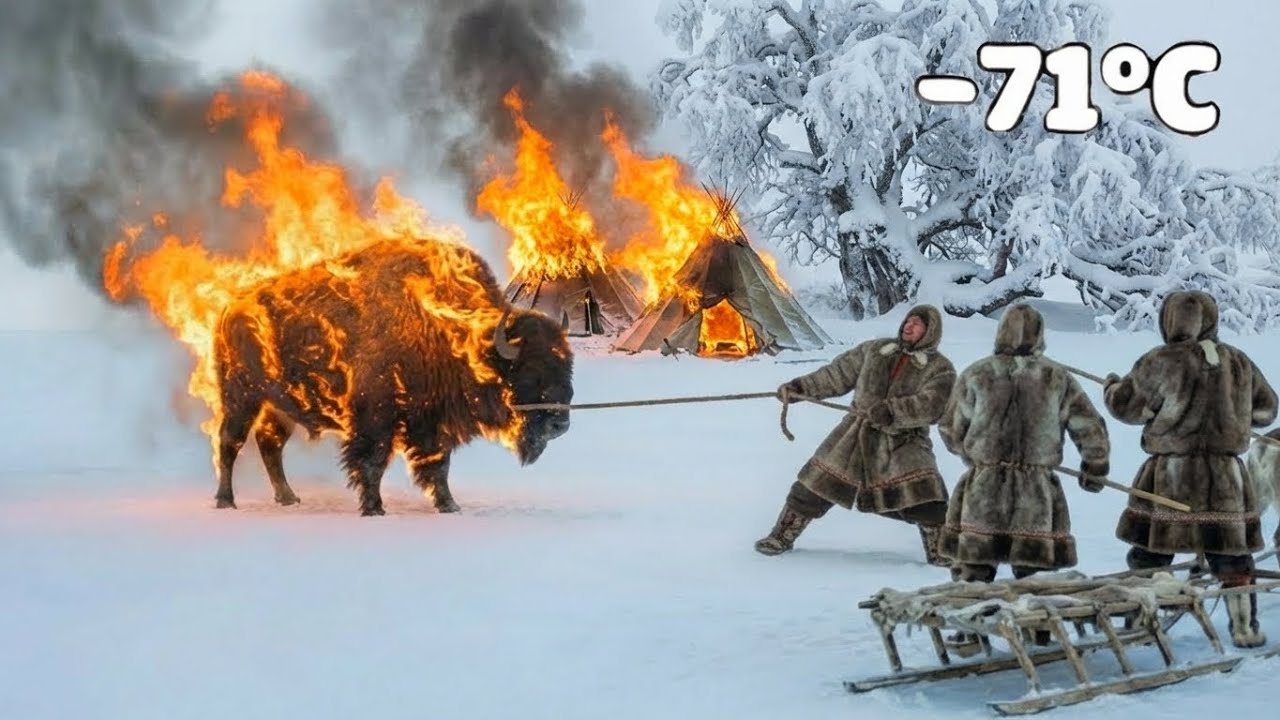 The Day a 500kg Bison Caught Fire and Charged a Reindeer Camp in Yakutia