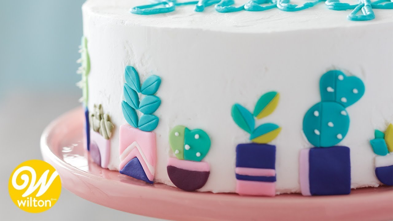 How to Inlay Fondant using Cut-Outs | Wilton