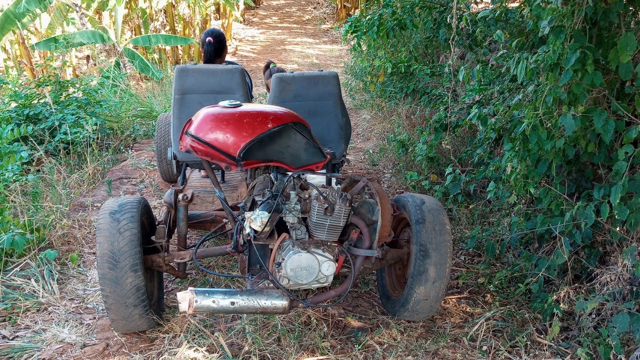 #Projeto #Fusca #motor #moto  Como coloquei as marchas da moto na frente e como coloquei o tanque