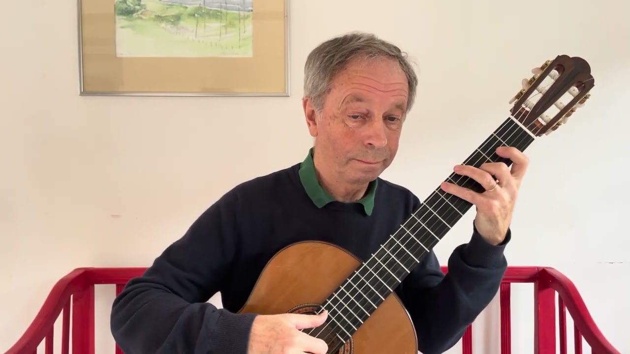 Leksands skänklåt - Swedish Folk song. Göran Söllscher,guitar.