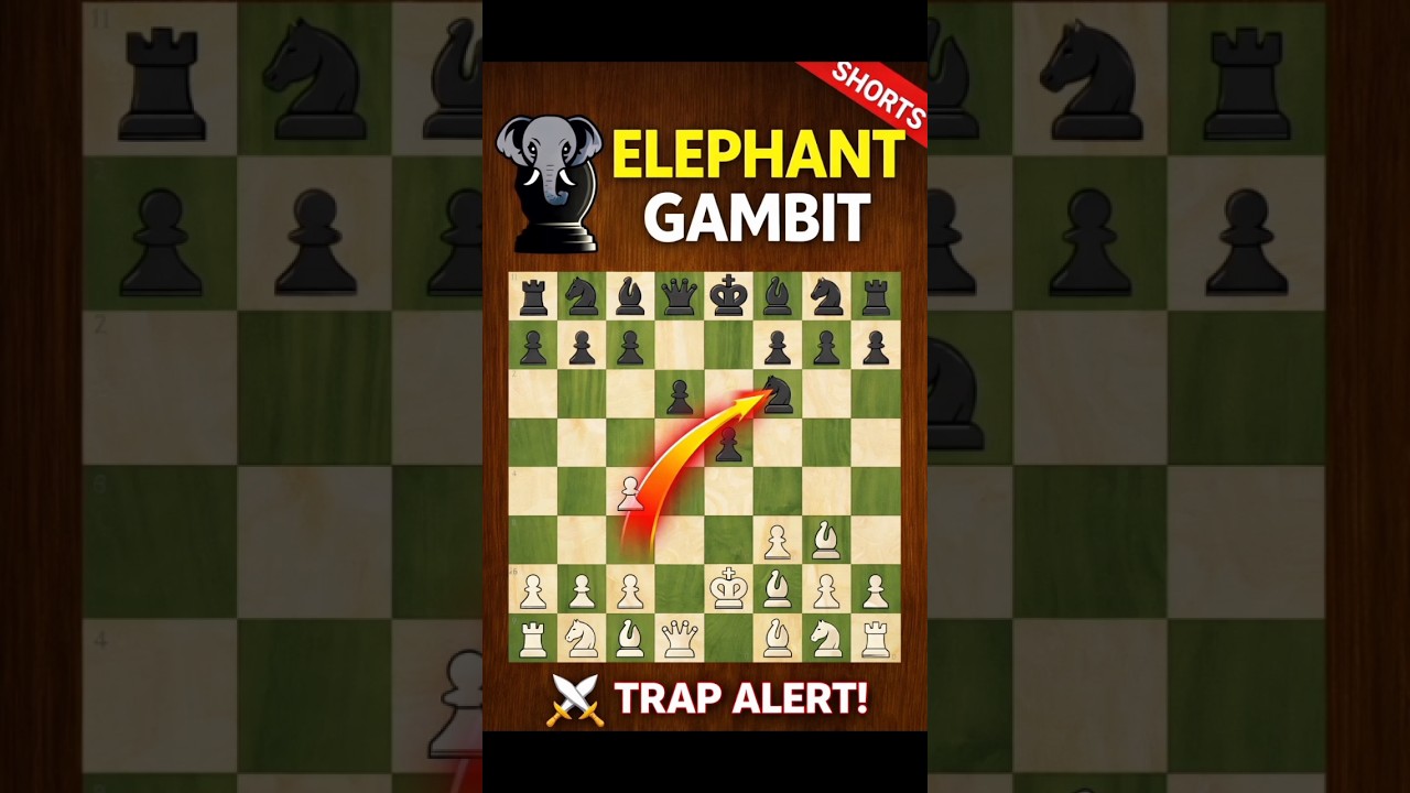 Do you know this dangerous Elephant Gambit? 🐘♟️ 