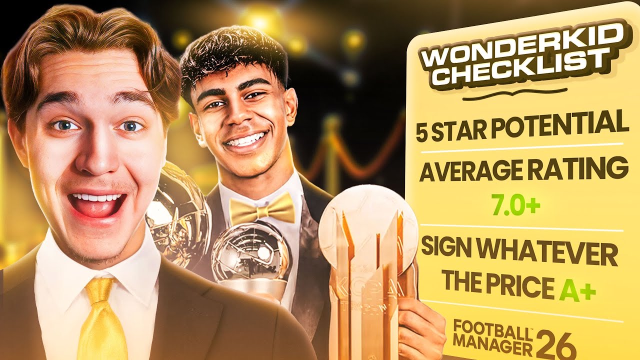 Football Manager 2026 Wonderkids &mdash; то, что вам НУЖНО!