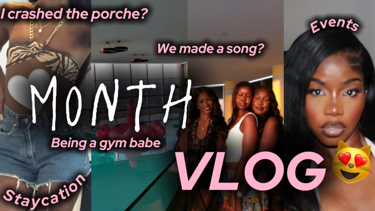 MONTHLY VL☆G| NEW HOBBIES| HEADIE ONE AFTER PARTY| BACK IN THE GYM| MINI STAYCATIONS| EVENTS & MOREE