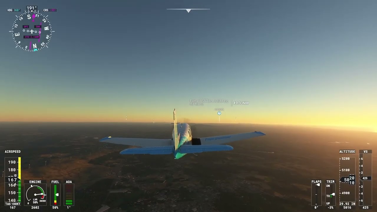 The European Vacation: Monte Real to Lisbon Microsoft Flight Simulator