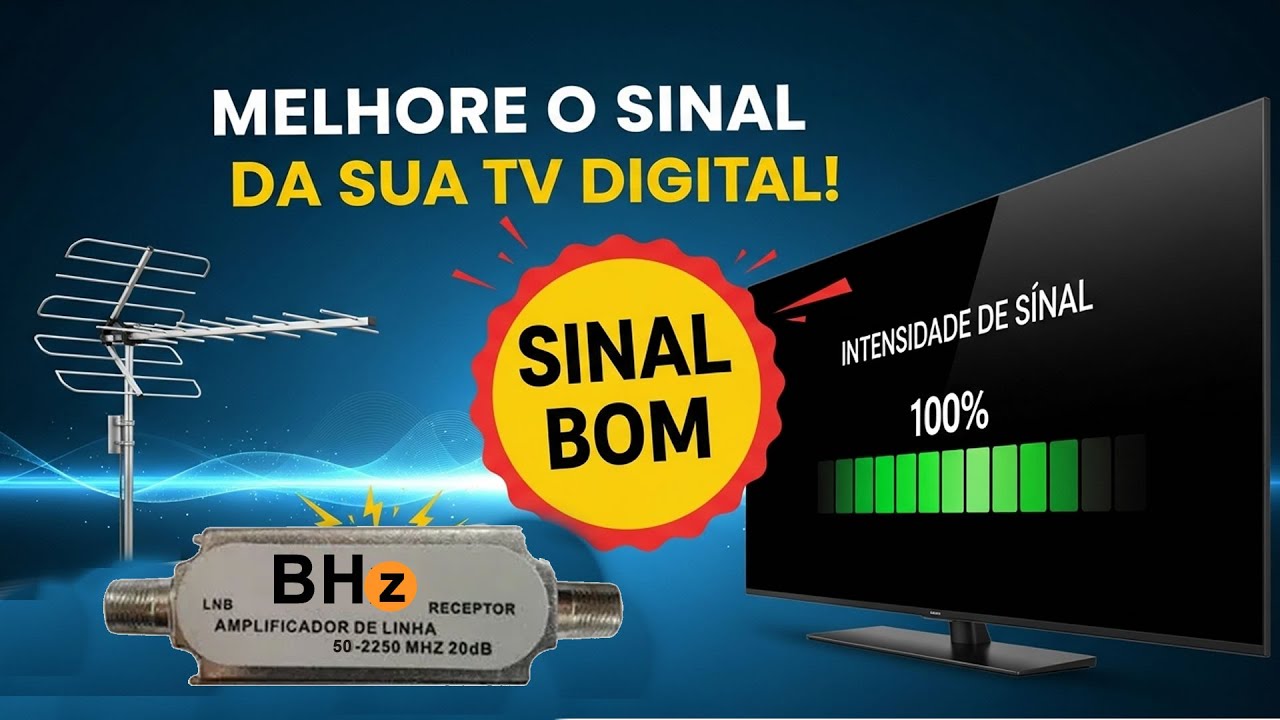 Esquema simples para melhorar o sinal da sua TV Digital