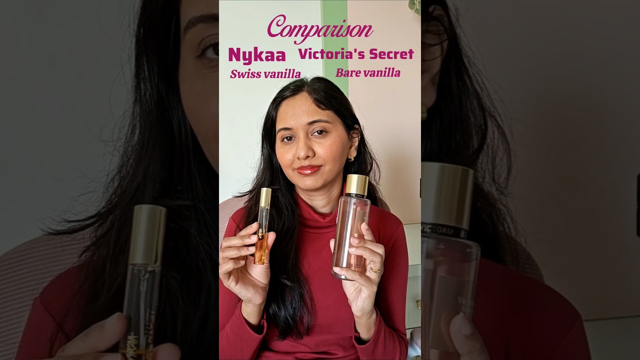 Victoria's secret bare vanilla, Nykaa Swiss vanilla 