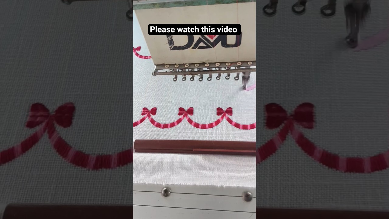 Unique Computer Embroidery Design ✨  