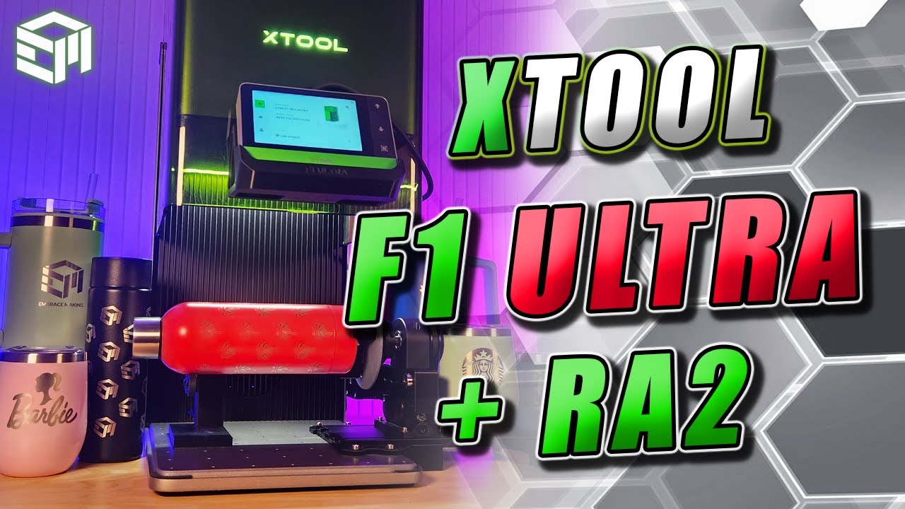 Руководство по использованию поворотного модуля XTOOL F1 ULTRA и RA2: станьте мастером гравировки...