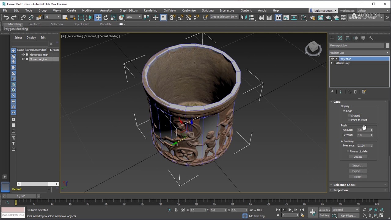 Bake to Texture: Baking Normals