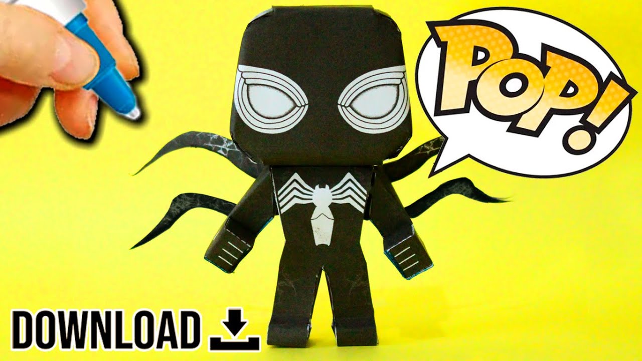 DE PAPEL | FIZ O Homem Aranha Funko Pop! (Simbionte)