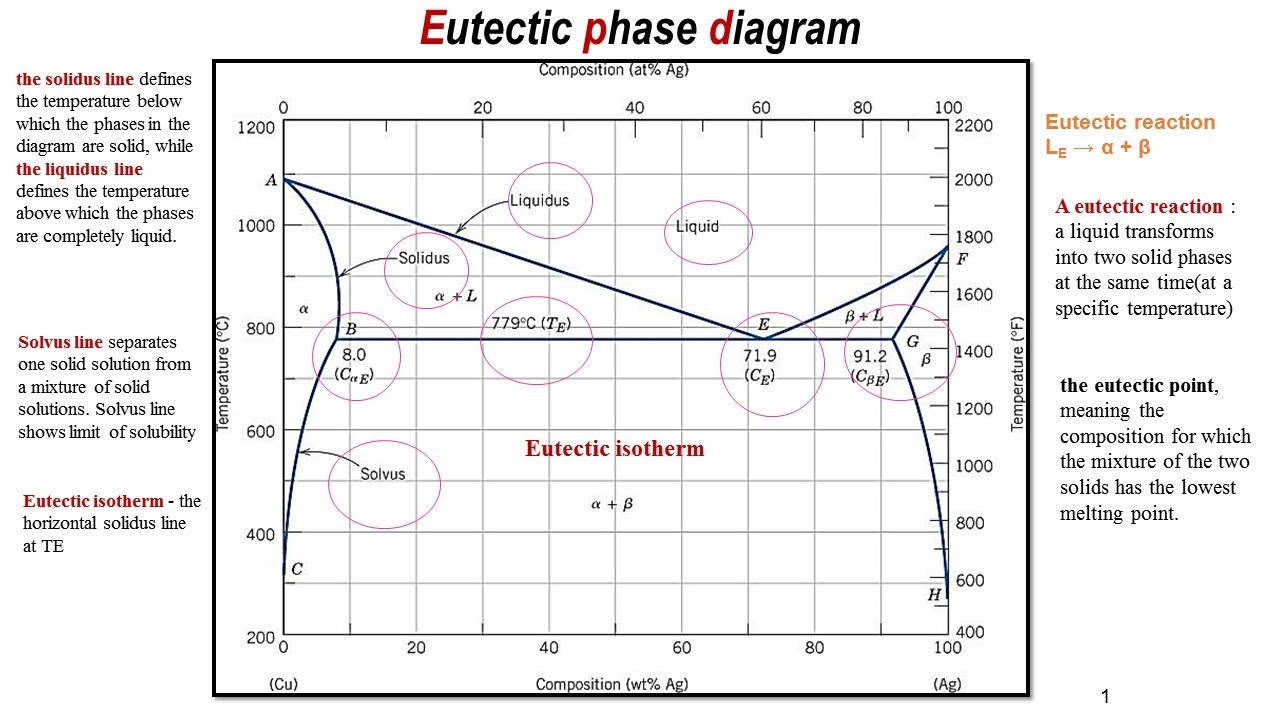 phase diagrams 3 (Eutectic phase diagram)