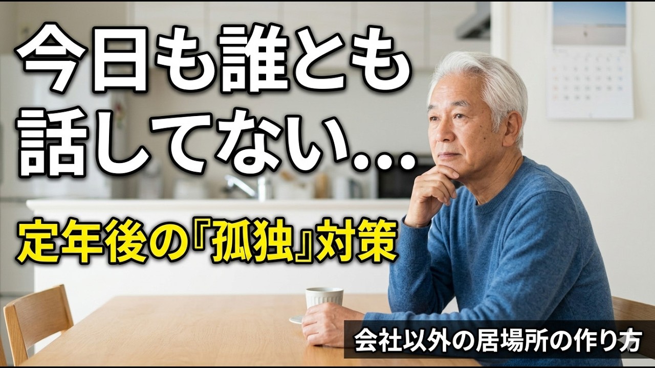 第6回：60歳定年退職　社会とのつながり─孤独をどう乗り越え、新しい関係を築くのか