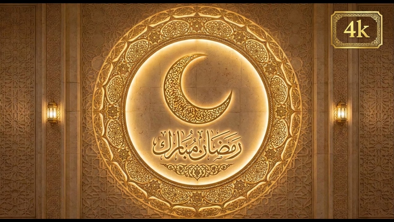 سكينة ليالي رمضان 🌙 زينة رمضانية فاخرة مع إضاءة هادئة وموسيقى عربية أصيلة