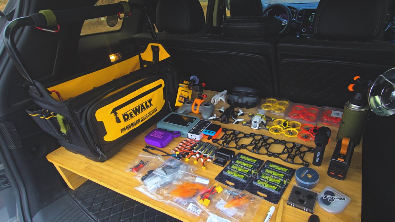 What's in My Drone Bag? | DeWALT Setup for FPV Pilots