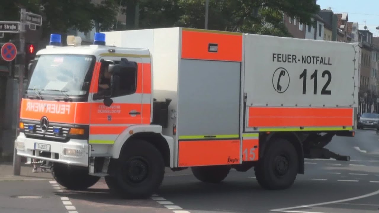 200 UNWETTEREINSÄTZE | Einsatzfahrten Berufsfeuerwehr & Freiwillige Feuerwehr Düsseldorf