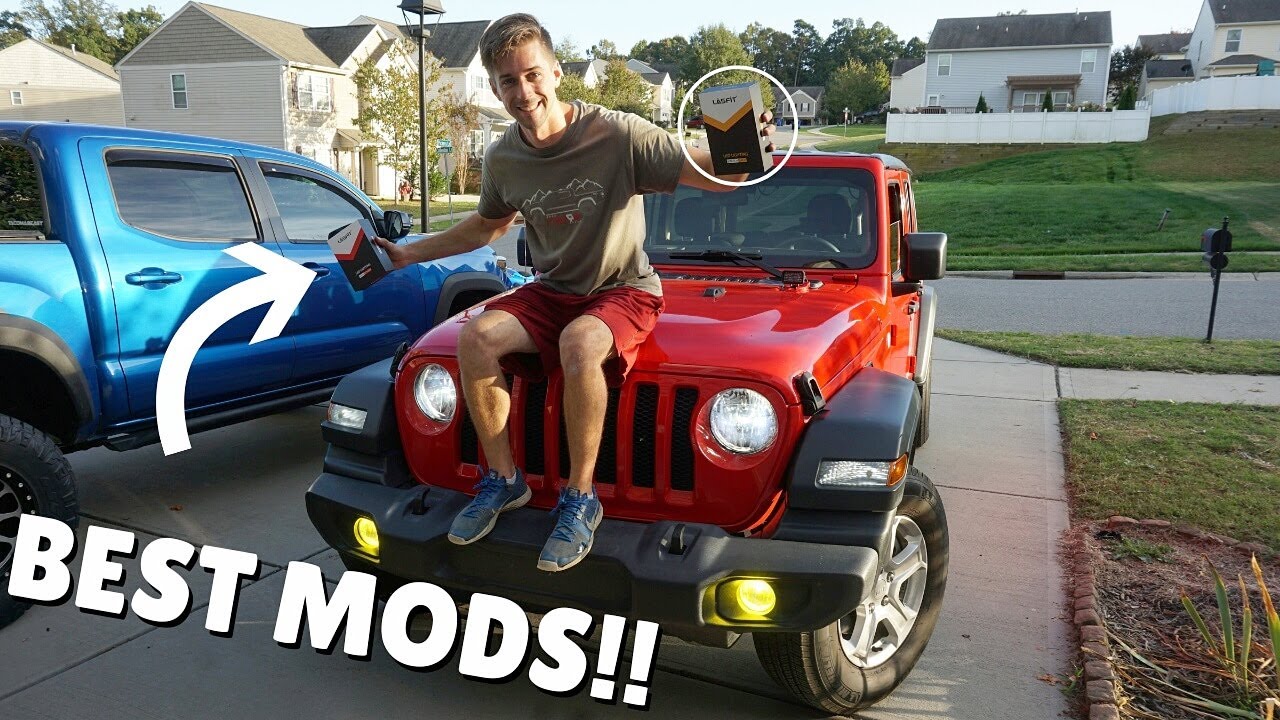 JL Jeep Wrangler LED Light Upgrade! BRIGHT!!