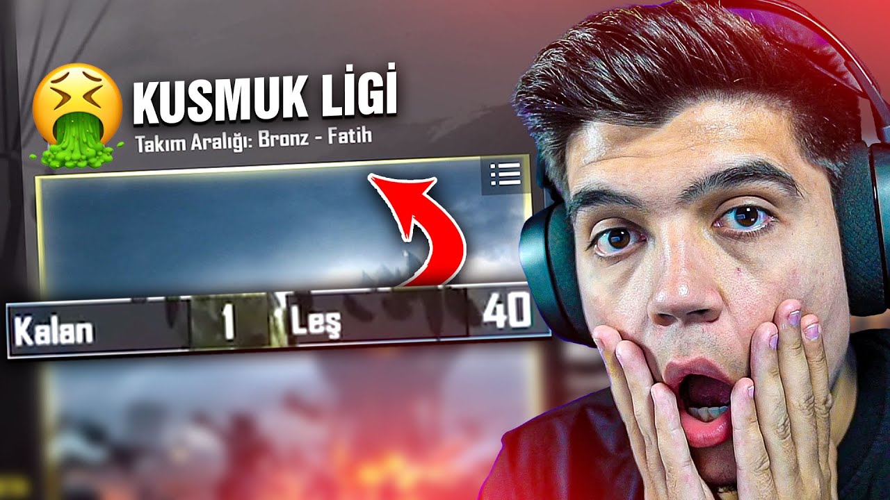 KUSMUK LİGİNDE 40 KİLL ALDIM! 🤮 | PUBG Mobile