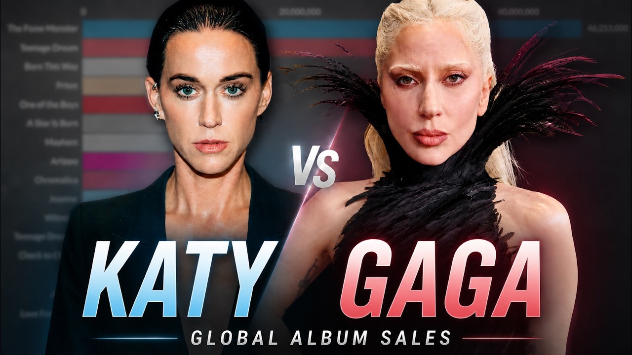 Lady Gaga vs Katy Perry | Album Sales Battle | 2008 - 2026