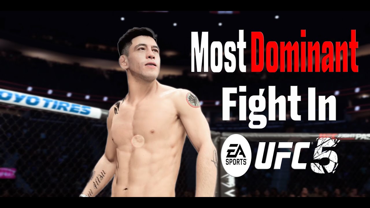 My Most Dominant Pro Fight In UFC 5