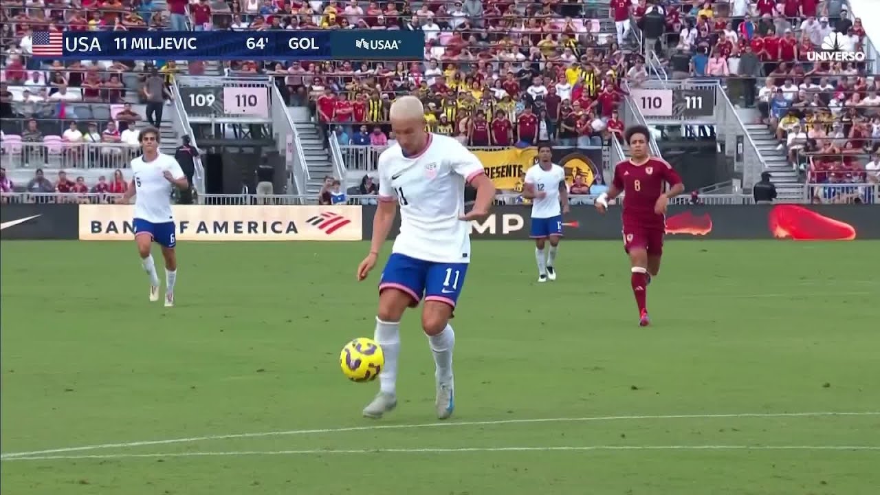 Gol de Matko Miljevic | USMNT vs. Venezuela | 18 de enero, 2025
