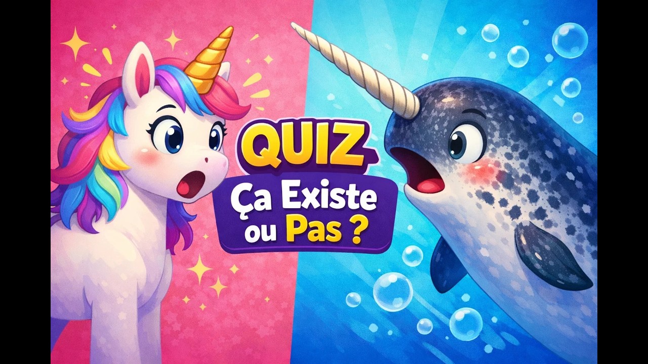 🦄 Quiz Ça Existe ou Pas ? - Animaux Réels ou Imaginaires ! 🐉