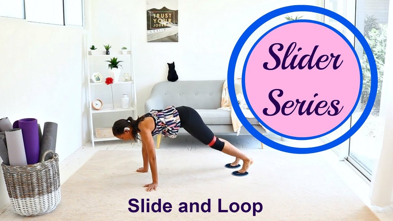 Gliding Disc Workout Slider Workout - BARLATES BODY BLITZ Slide and Loop