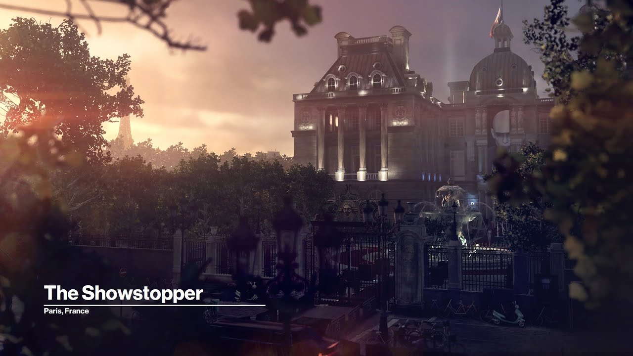 Hitman 3 (WoA) All Challenges: Paris, The Showstopper / Mastery level 20, Default Loadout