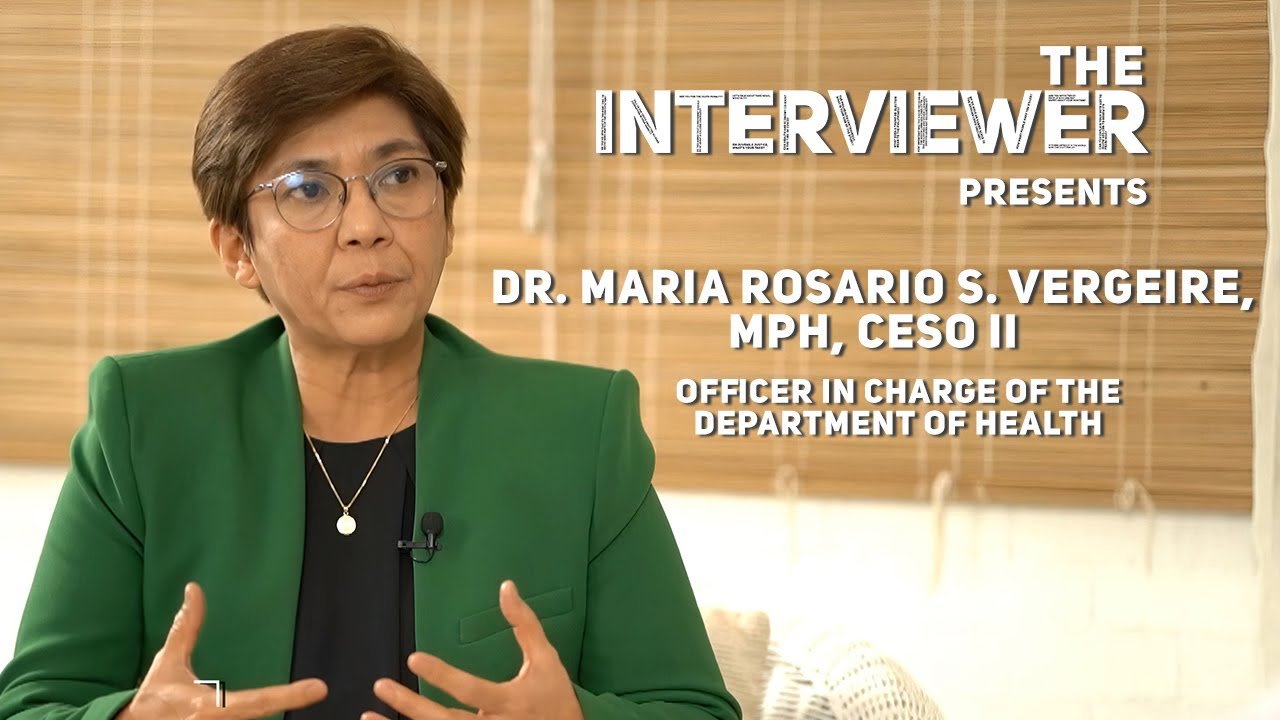 The Interviewer Presents Dr. Maria Rosario S. Vergeire, MPH, CESO II