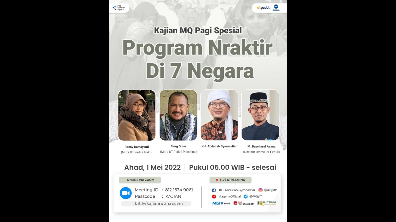 Program Nraktir di Tujuh Negara | Kajian MQ Pagi