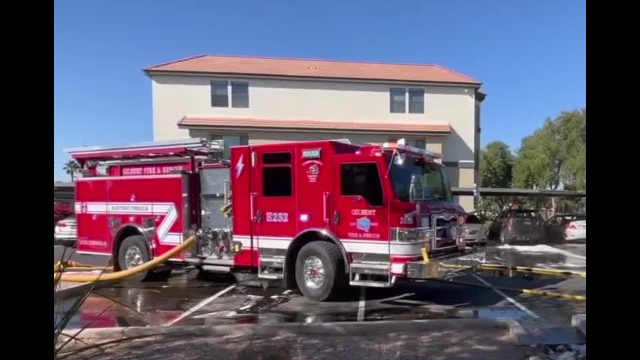 Gilbert Fire's new electric fire truck
