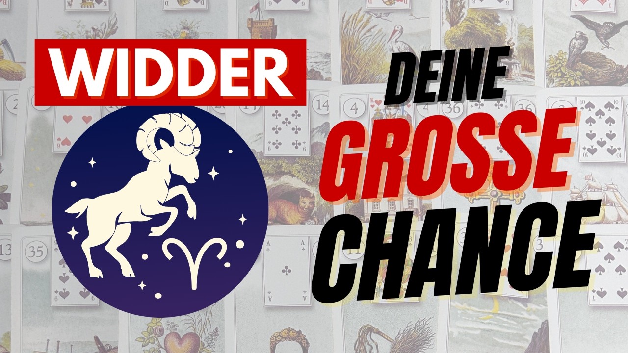 Widder: Und plötzlich führt dich das Leben in eine neue Richtung! | Tarot Kartenlegen Horoskop