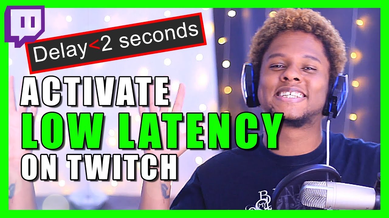 How to activate LOW LATENCY on Twitch